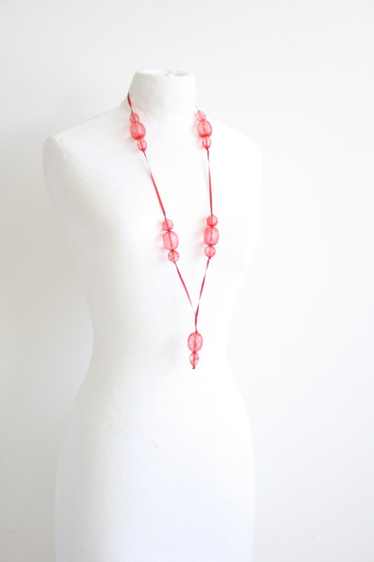 Halsketting Medium - rood