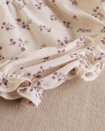Babykleid mit Blumendruck und Pompon-Detail P71-11604032