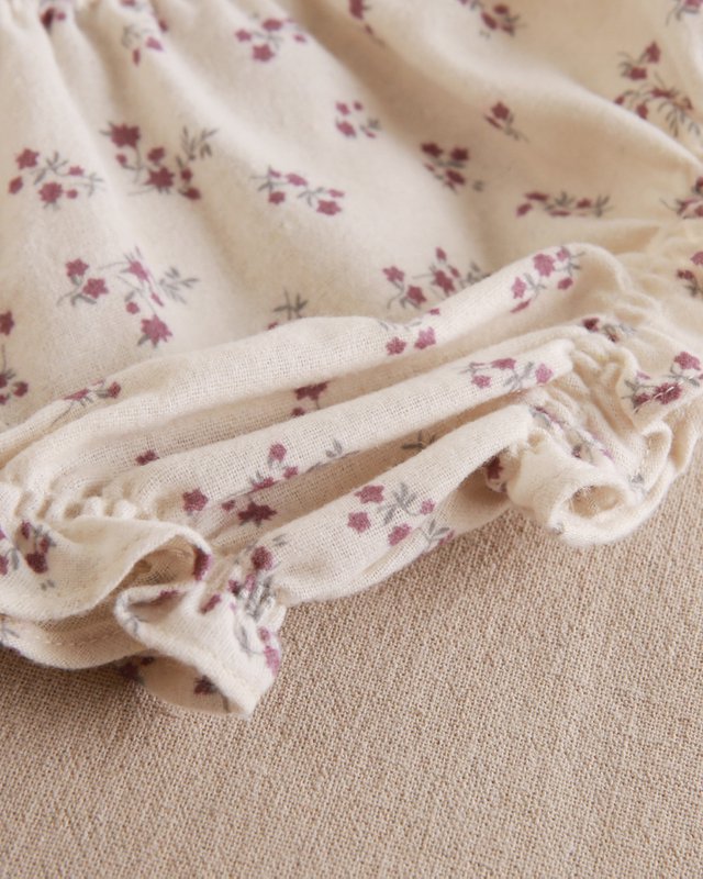 Babykleid mit Blumendruck und Pompon-Detail P71-11604032