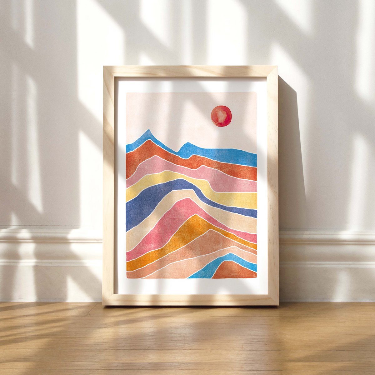 Art Print "Colorful Landscape" | abstract | different sizes