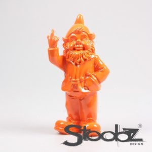 Stoobz Design Kabouter F*ck You Orange | 16x12x32 cm