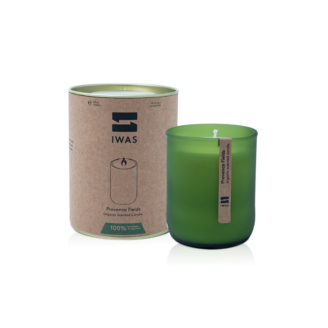Vela perfumada orgánica 'Campos de Provenza'