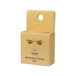 10 m do mapowania marker do brwi nitka tatuaż brwi punkt 1 pudełko MAPPING STRING Microblading brwi wstępnie tuszowany tatuaż PMU String
