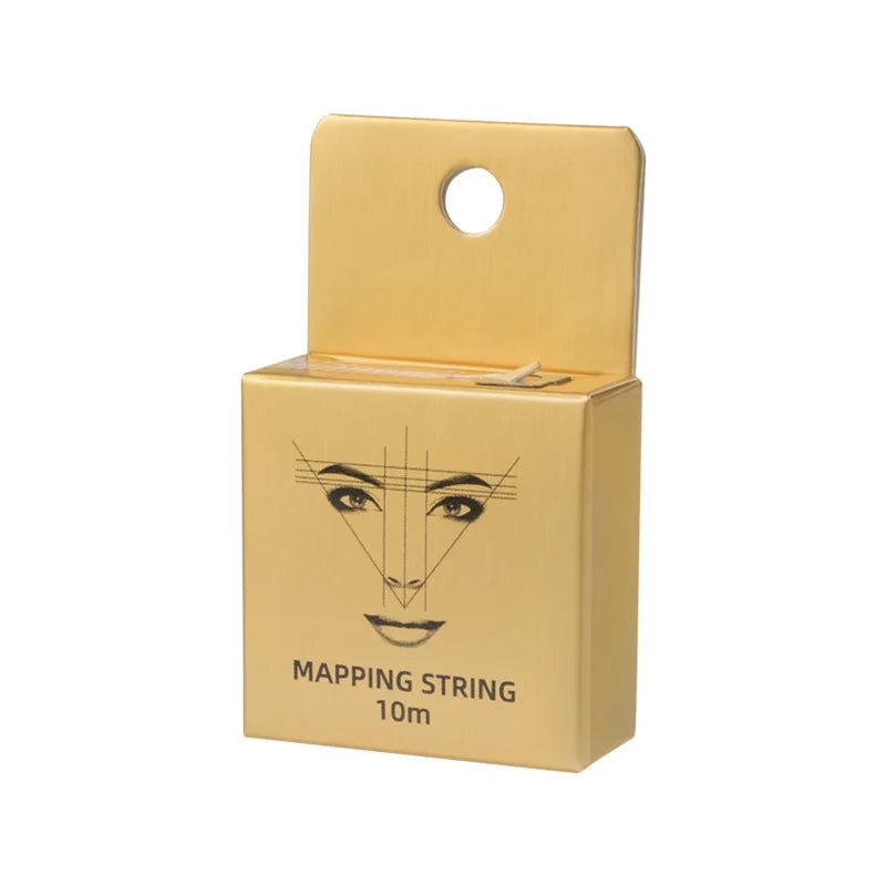 10 m do mapowania marker do brwi nitka tatuaż brwi punkt 1 pudełko MAPPING STRING Microblading brwi wstępnie tuszowany tatuaż PMU String