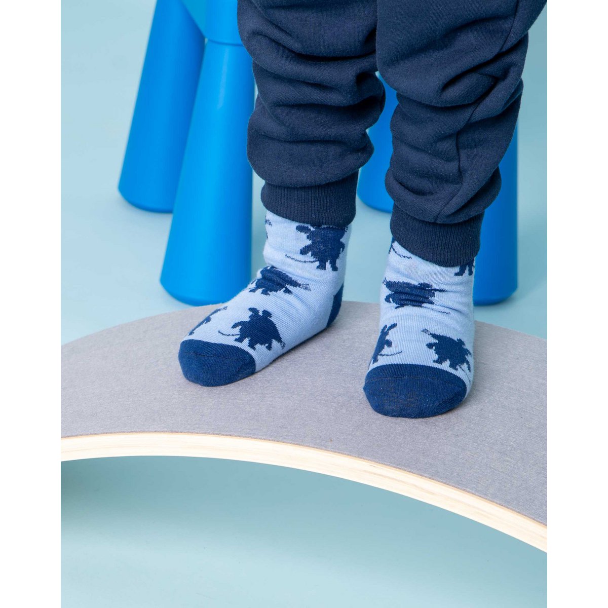 koaa – La Souris « Silhouette » – Chaussettes bleu/marine