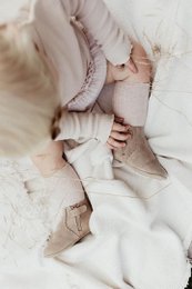 Buty Chelsea Flower Edge - Taupe