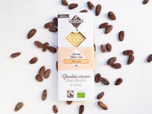 TABLETA BIO: Chocolate Blanco 37% cacao (caja de 10 unidades de 80g)