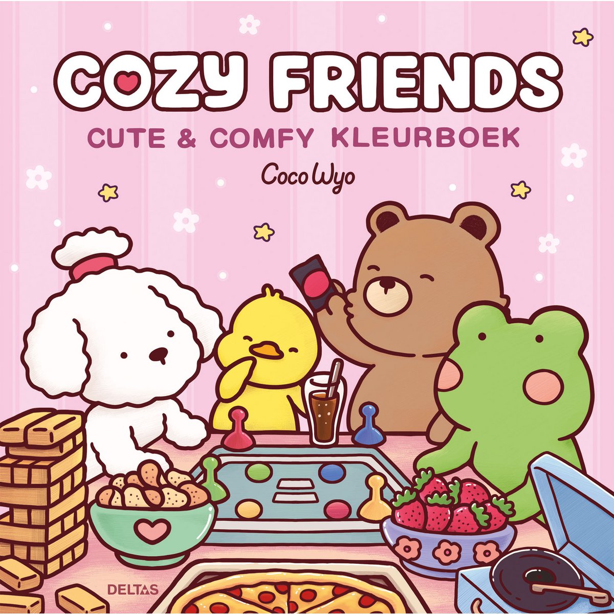 Cosy Friends Lindo y cómodo libro de colores Coco Wyo