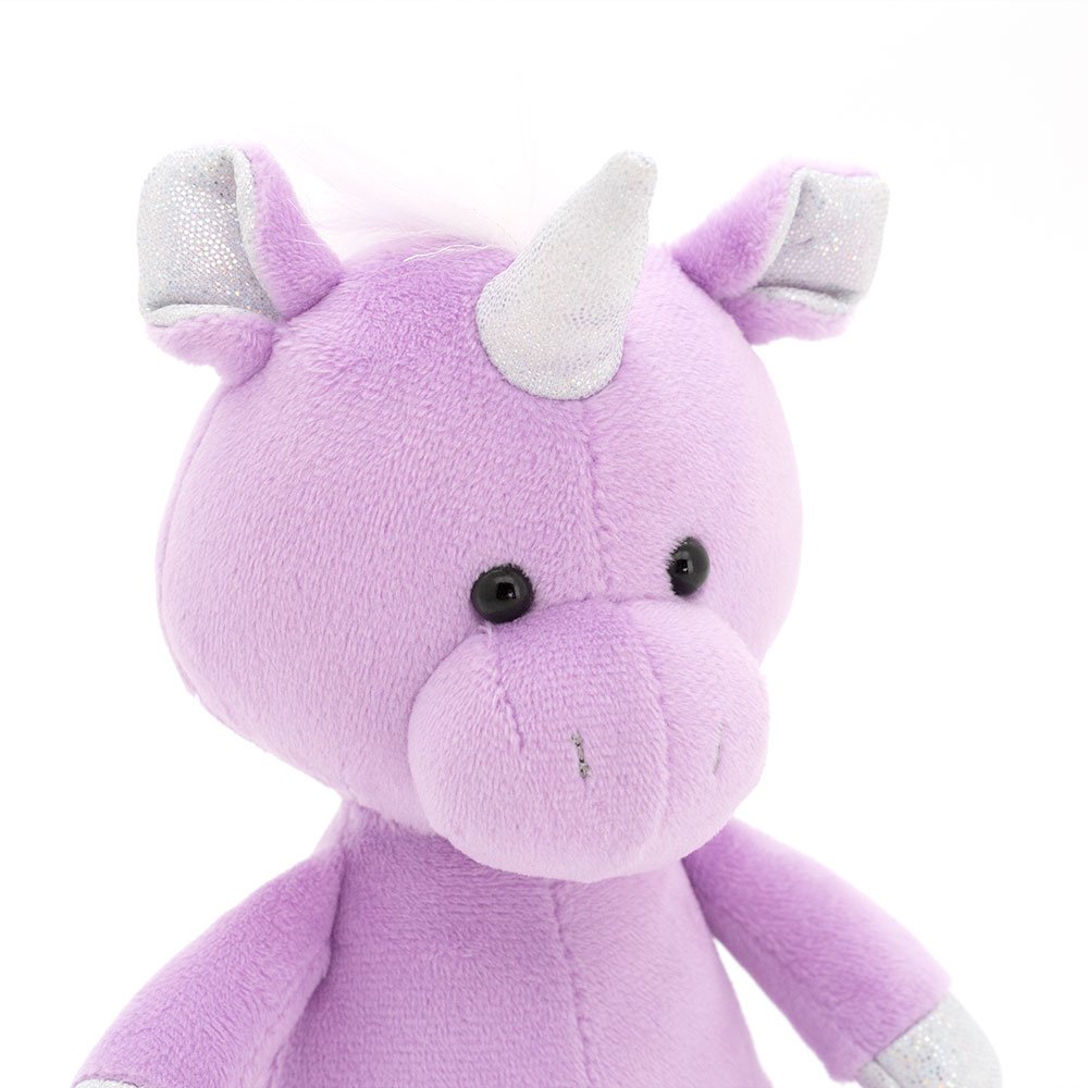 Miękka zabawka, pomarańczowe zabawki - zaskoczenie jednorożec (15 cm)
