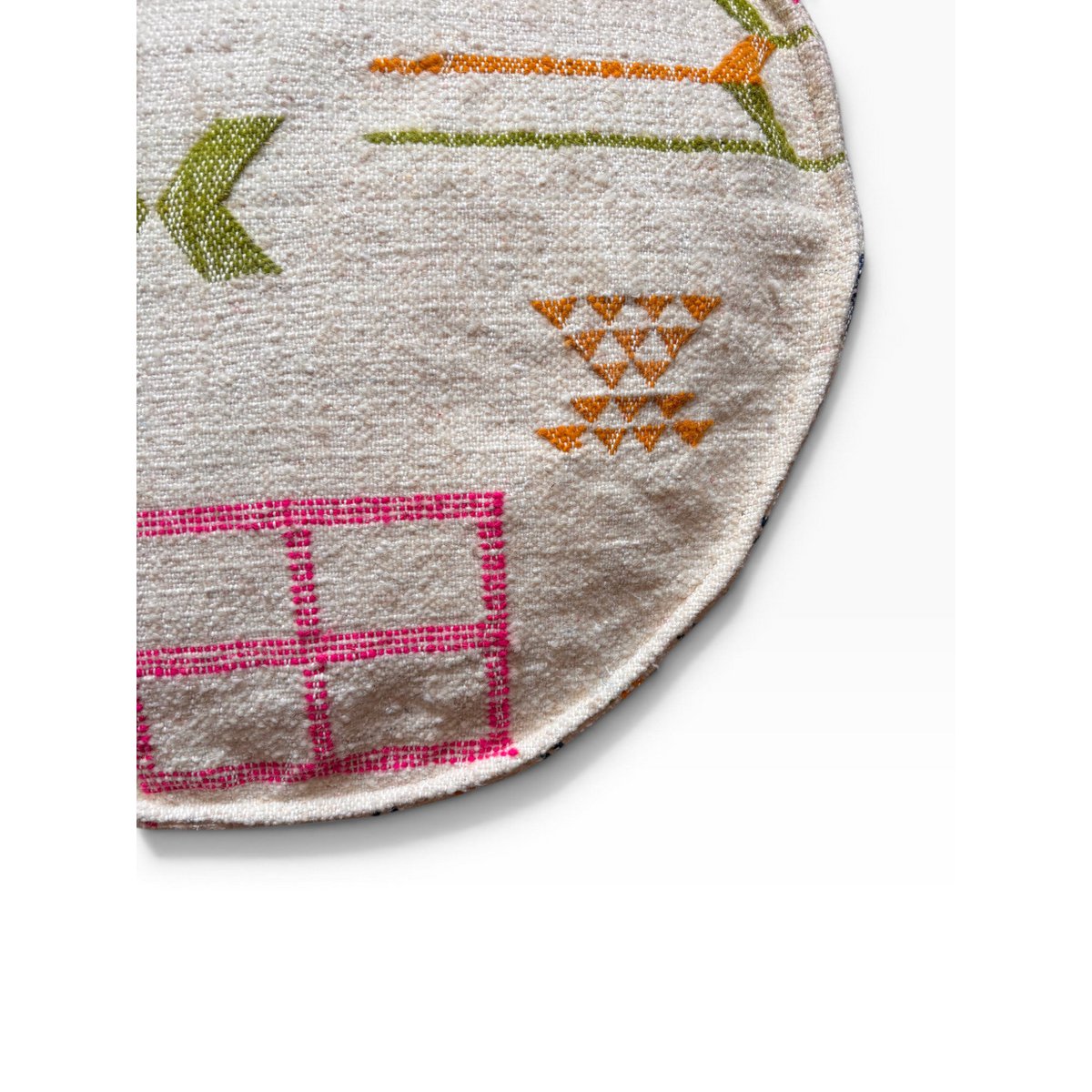 Coussin de sol - Ligne Colorée Ronde - Yalia