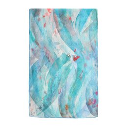 Blue Silk Foulard Mediterráneos