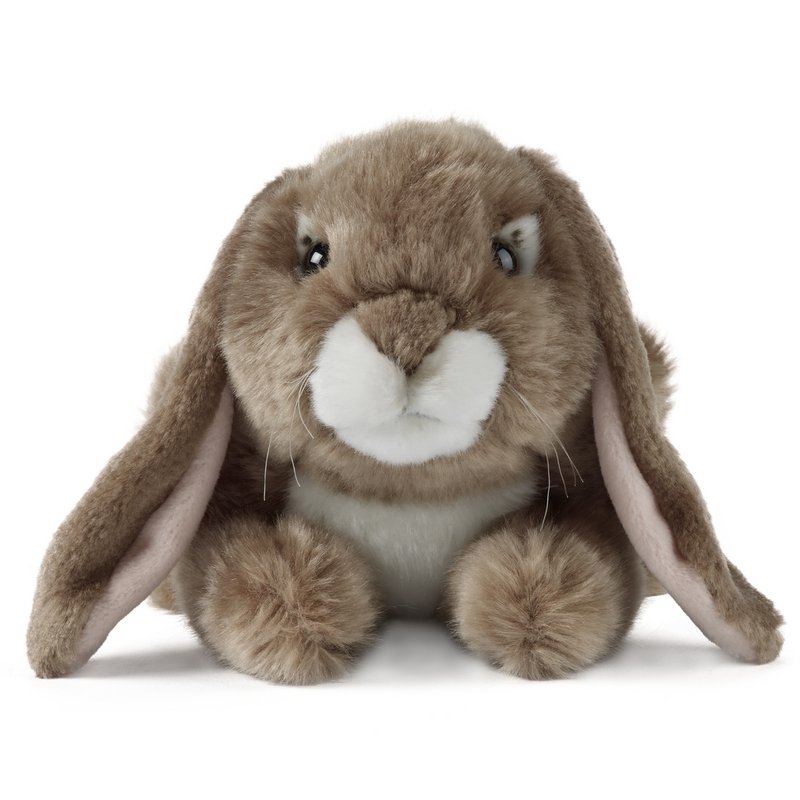DARK BROWN LOP EARED RABBIT 24CM