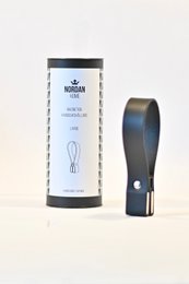 Porte-serviettes magnétique 1-p Grand noir