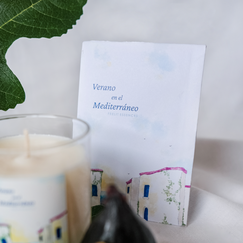 Scented sachet. Summer in the Mediterranean Collection. Fig and Lemon fragrance.