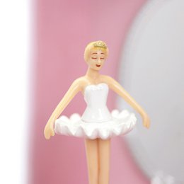 Music Box Cube Dancer in Tutu - Pink - Ballerina Figurine