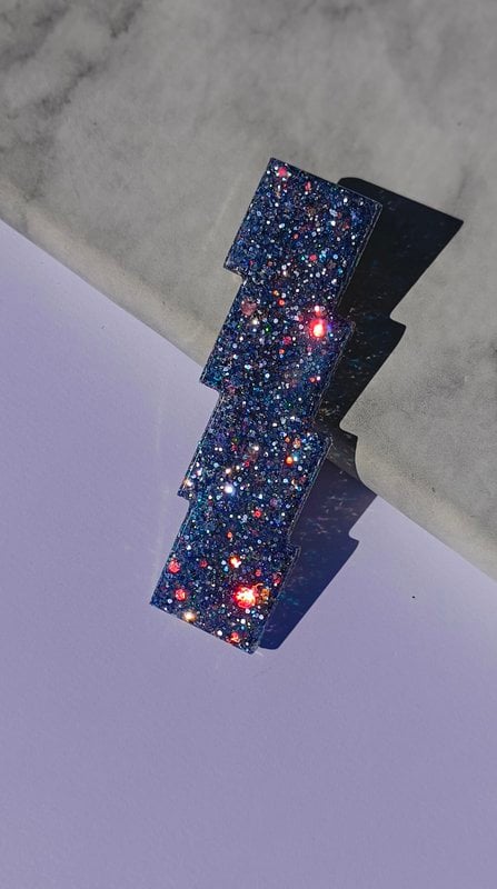 ⋒ Harpiks hårklippakke - Glitter Diamond (9 varer) ⋒