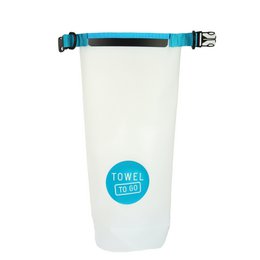 ASCIUGAMANO DA GO Borsa Roll N Go Dry 5L | Borsa da surf per piscina da spiaggia trasparente impermeabile | Blu