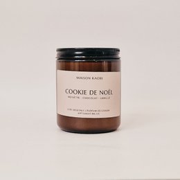 Bougie parfumée - Cookie de Noël - Édition limitée - Pot ambré
