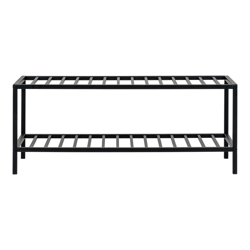 Vita Shoe Rack - black, steel, 79x34x32cm