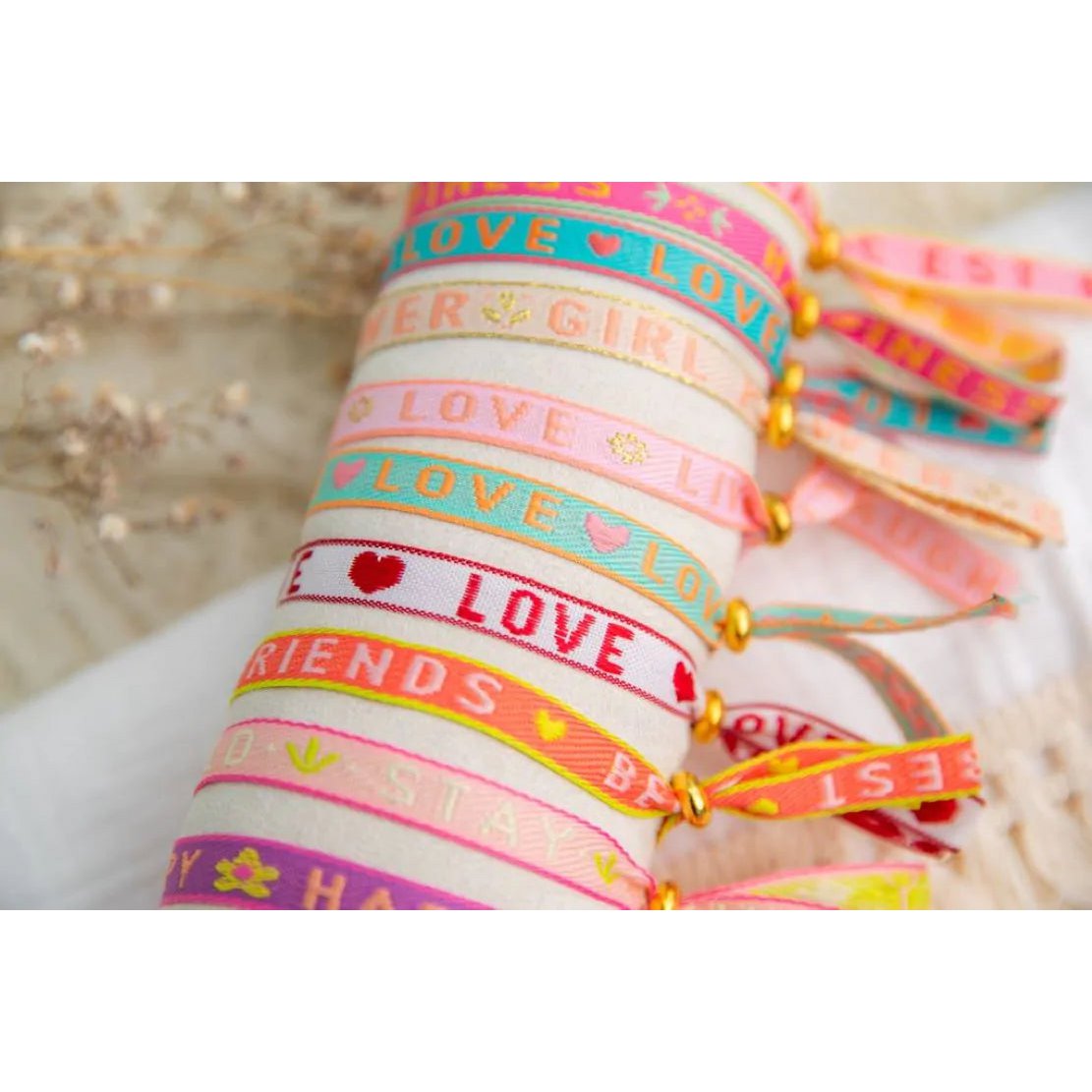 Ribbon armbånd solskin