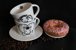 Kaffekop og underkop Zeeland piger