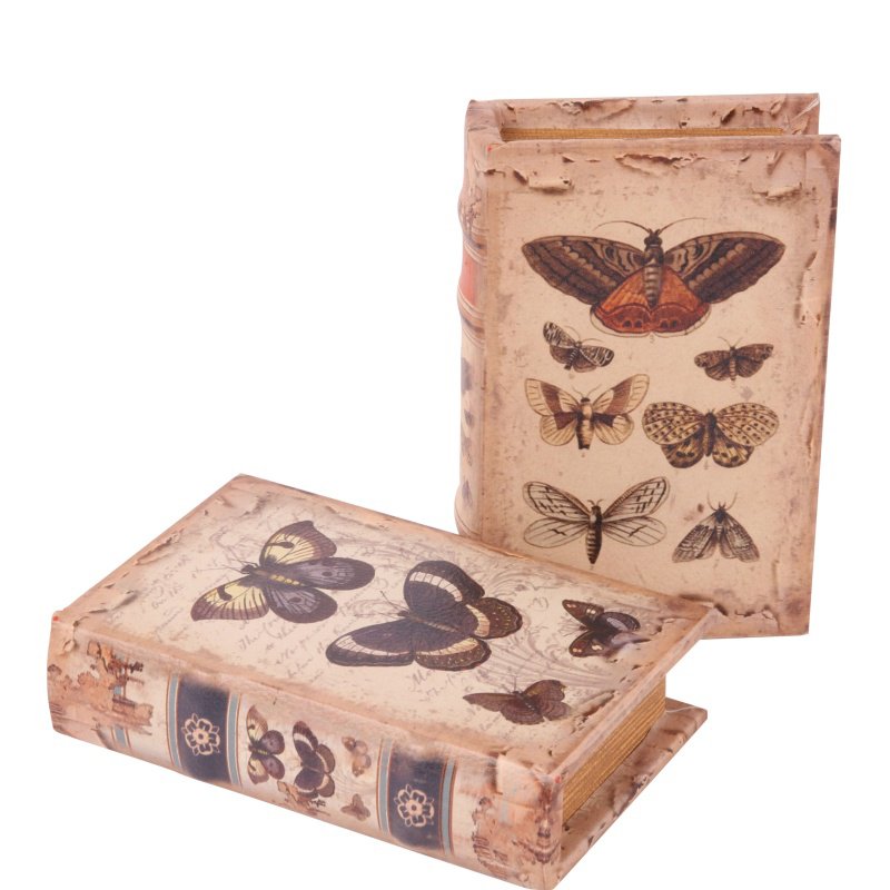 Boekendoos 15 cm Vlinders.
