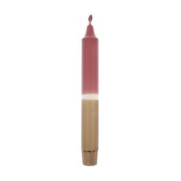 DIP DYE DINNER CANDLE LILA/WEISS/GOLD