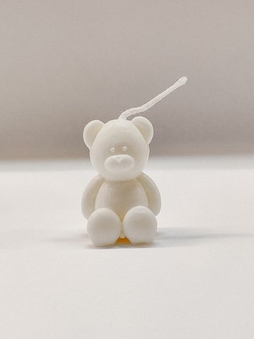 Petite bougie d’ours en peluche Ted | cire de colza