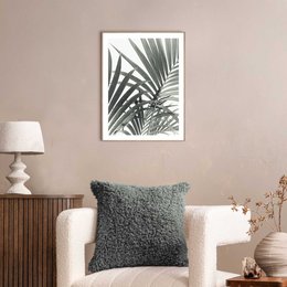 Gerahmtes Bild Slim Frame Palmenblätter 40x30