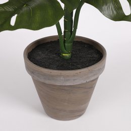 Kunstig plante Monstera grøn