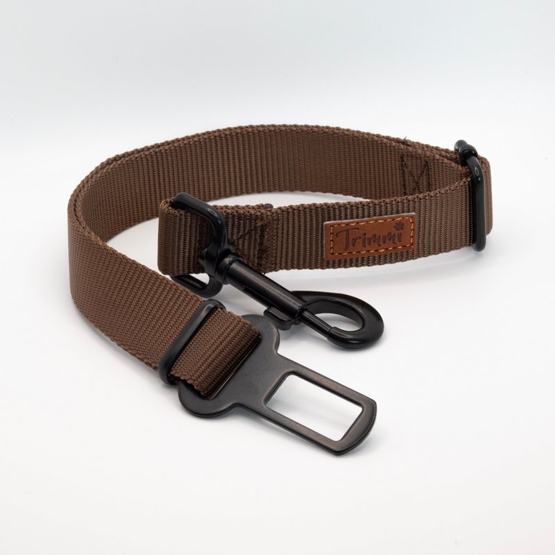 Cintura di sicurezza in nylon marrone