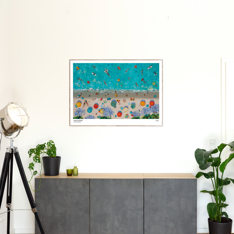 Begrænset kunsttryk: Dreamy Beach – Natalia Nosek