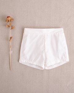 Baby boy white cotton shorts M131-29501604