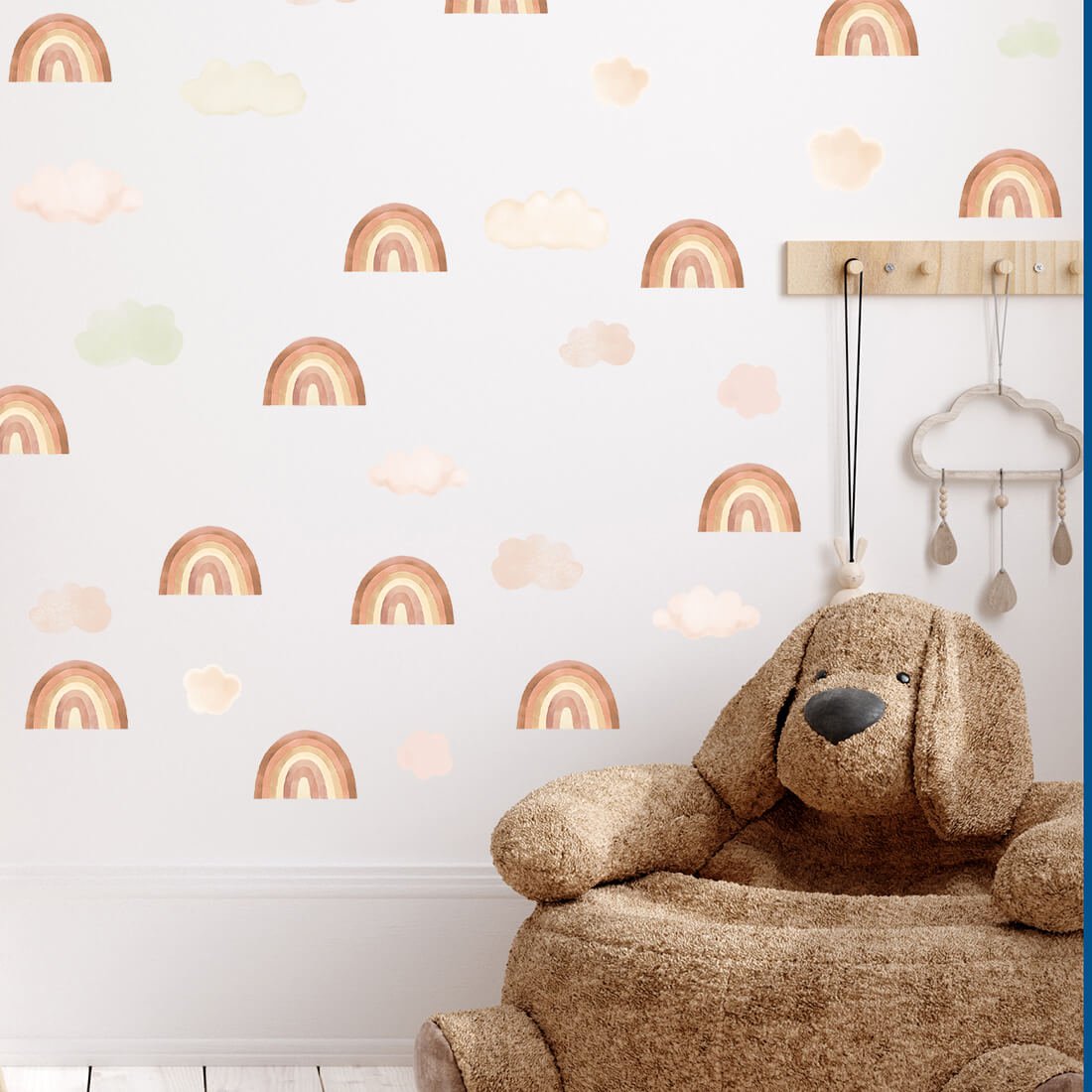 Wandaufkleber | Mini-Regenbogen Beige