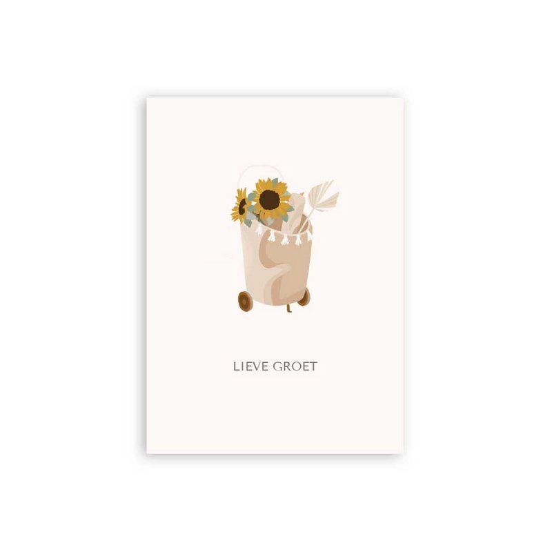 Carte A6 'Bien cordialement'