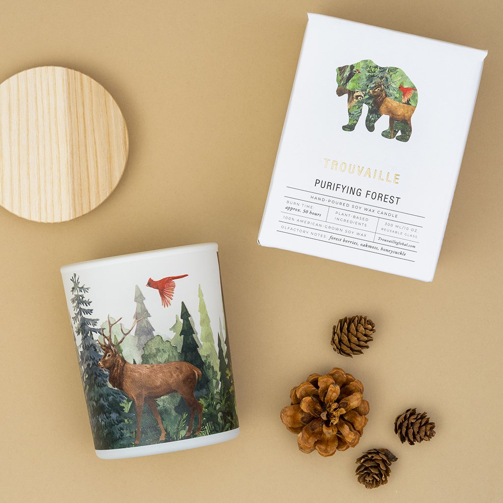 Save the Planet Scented Soy Wax Candle | Purifying Forest