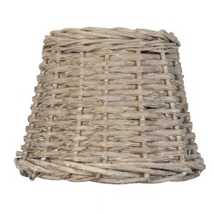 Lampshade Ø 20x15 cm Beige rattan wicker lampshade