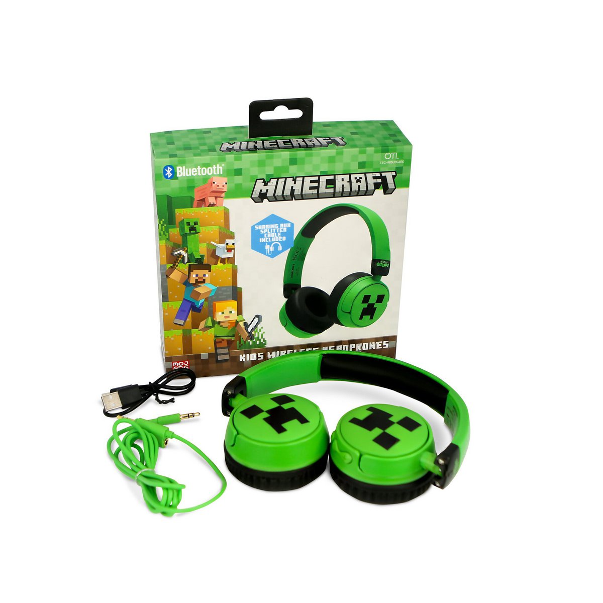Minecraft - Creeper - junior bluetooth headphones