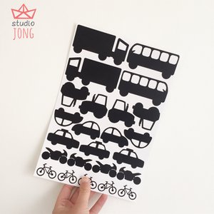 Vehicles wall stickers