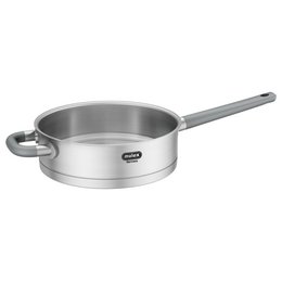 LUGANO Edelstahl Stielpfanne 24 cm