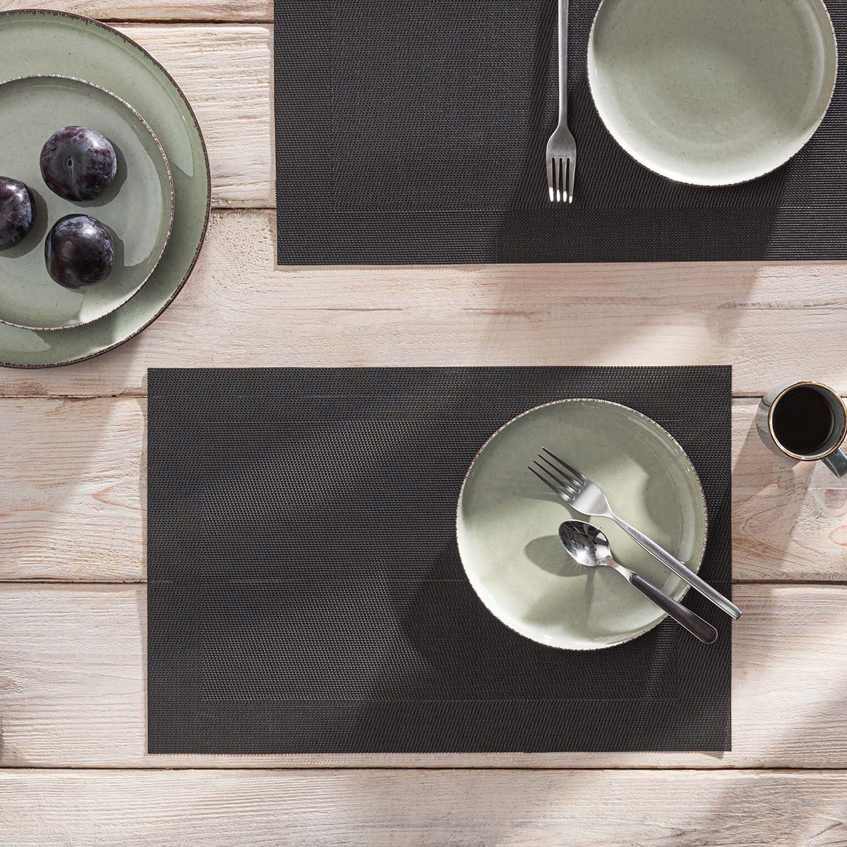 Placemat 30x45cm Wrap  752 Carbon Black