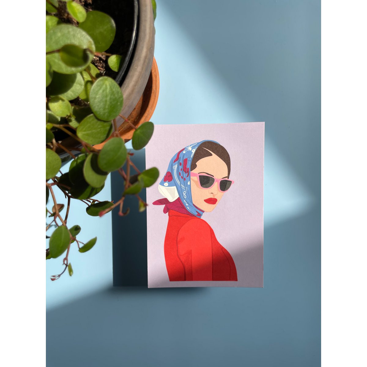 Postcard Fashion Girl