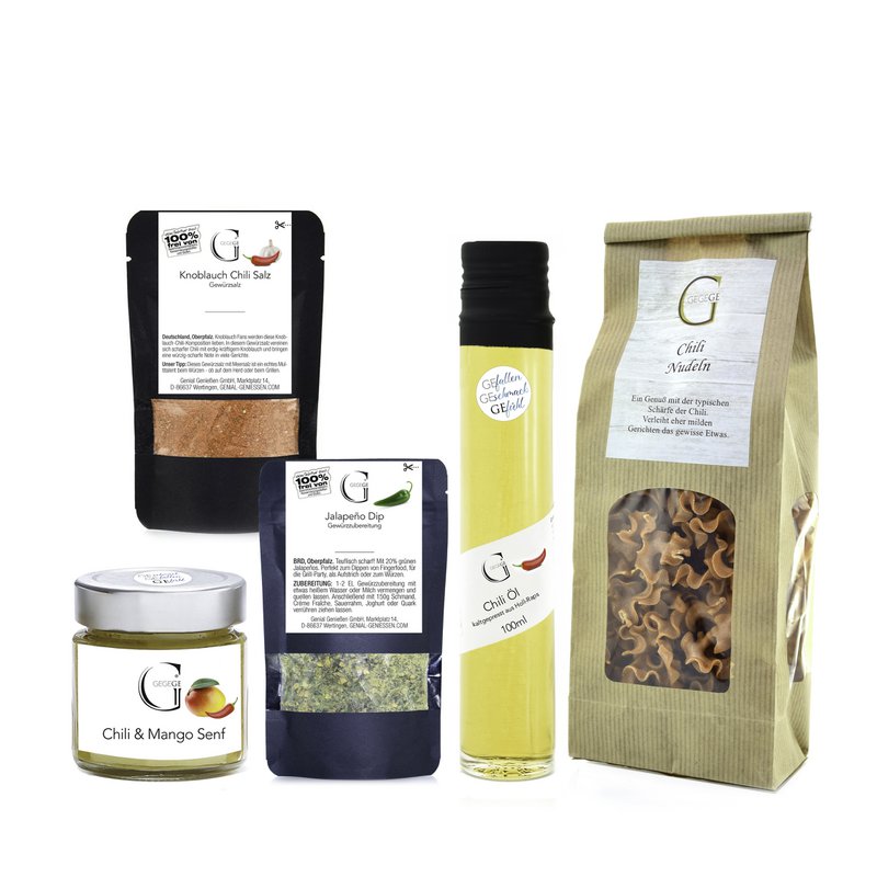 Feuriger Genuss - Geschenkset