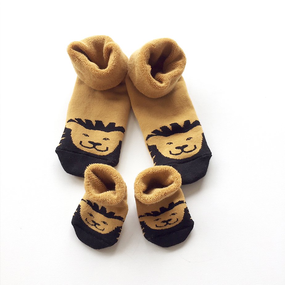 Set socks mum&baby Leo lion
