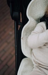Onderlegger voor buggy of Maxi-Cosi – Merinowol