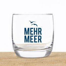 Verre à whisky en cristal « More Sea » – design maritime, fabriqué dans l'UE