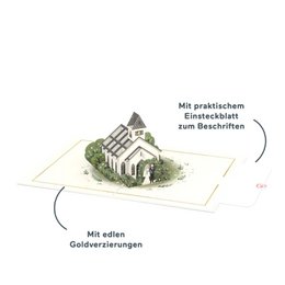 Wedding Chapel Pop Up Card