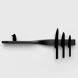 Magnetisk twisthylde i sort eg