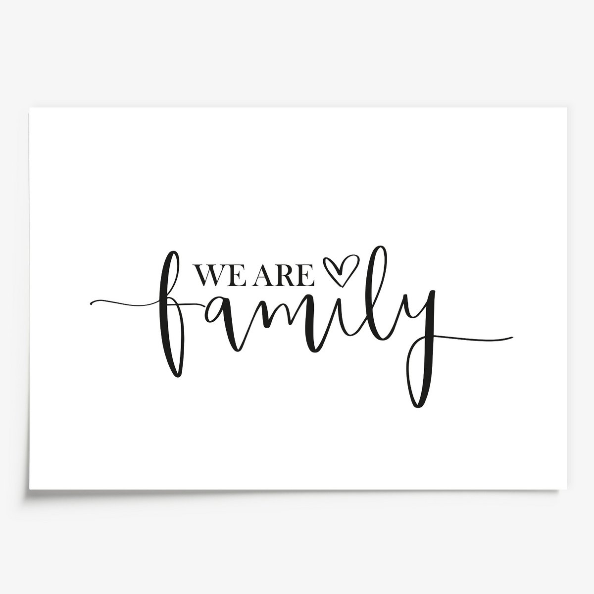 Poster: We are family