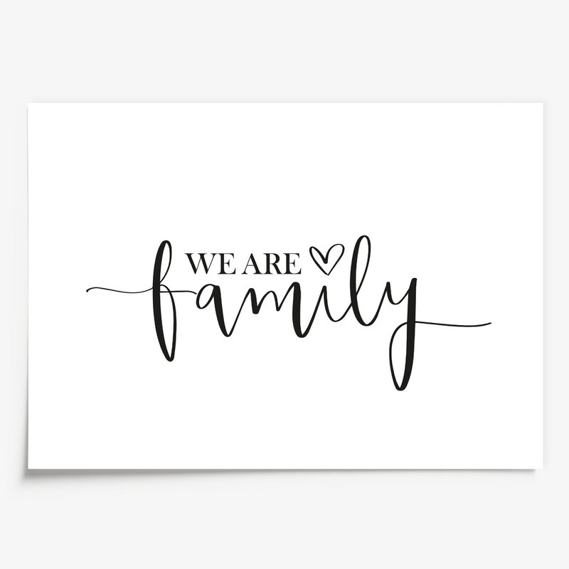 Poster: We are family